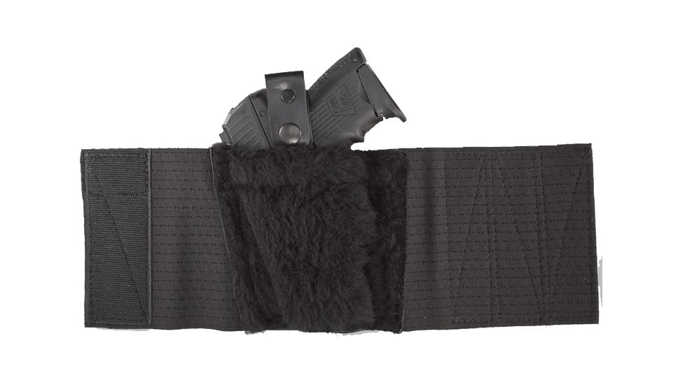 Aker Leather Model 157 Comfort Flex 2 Ankle Holster, Glock 43, Right, Plain, Black, H157BPR-GL43