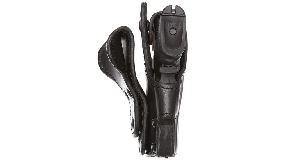 Aker Leather Model 164 Sentinel Low Ride Lined Holster, Glock 17/22/31, Left, Plain, Black, H164BPL-GL1722