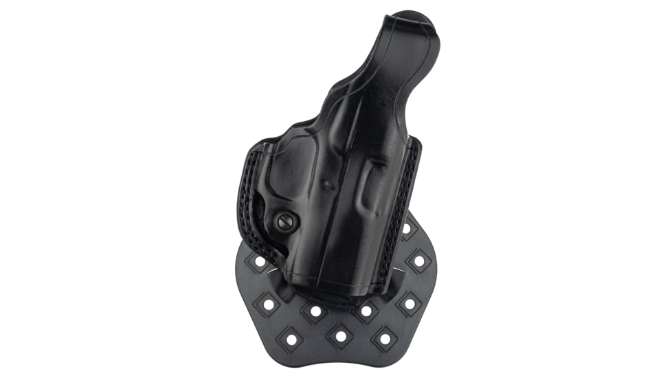Aker Leather Model 268 Flatside Paddle XR17 Thumb Break Holster, Glock 43X, Right, Plain, Black, H268BPR-GL43X