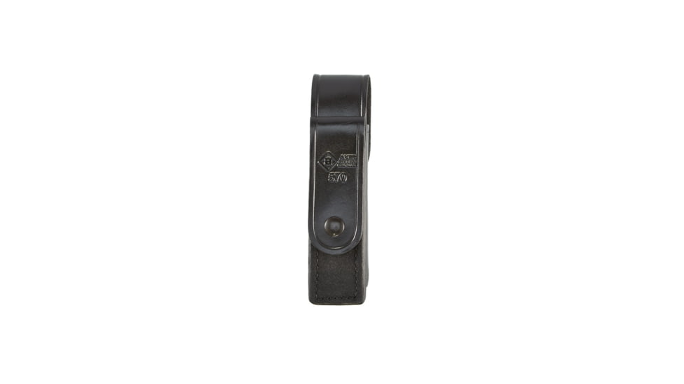 Aker Leather Model 570 Snap-on Mace Case, Plain, Black, A570-BP