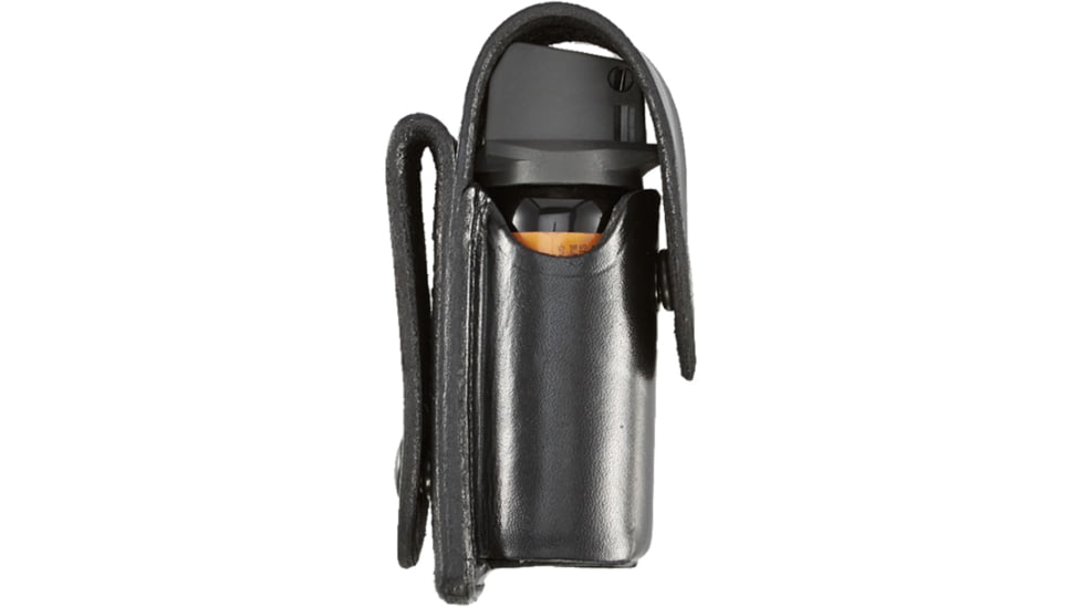 Aker Leather Model 575 2 Oz. Mace Case, Plain, Black, A575-BP