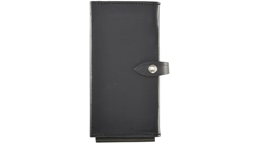 Aker Leather Model 580 Single Citation Book Cover, Plain, Black, A580-BP