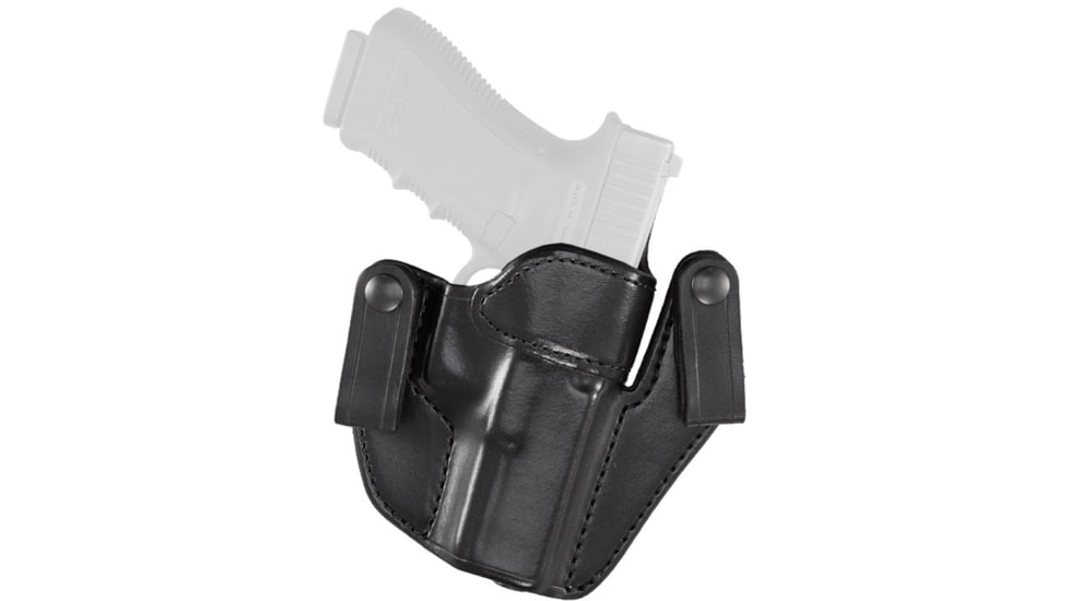 Aker Leather Model 176 IWB Patriot Holsters, Glock 43/43X, Left, Plain, Black, H176BPL-GL43