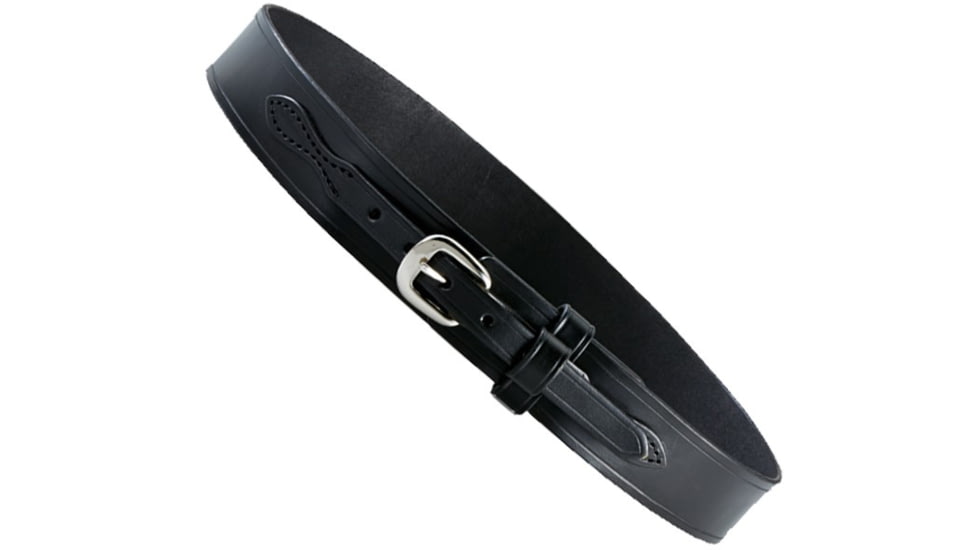 Aker Leather Ranger Belt, 1-1/2, Black - B10-BP-48