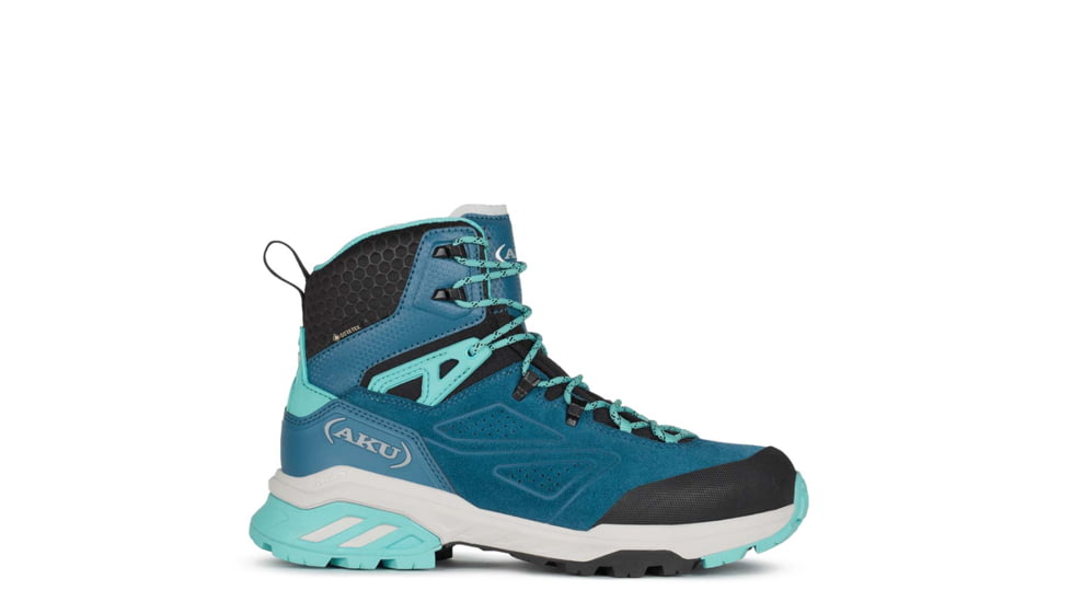 Aku Reactive GTX Hiking Boots - Womens, Asphalt Blue/Aqua Green, 7.5 US, 6695057.5
