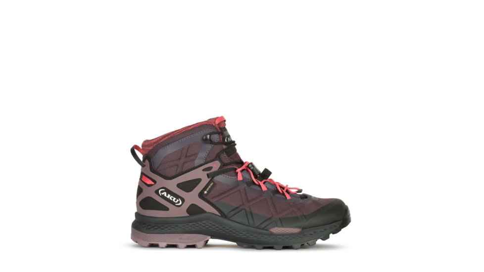 Aku Rocket Mid DFS GTX Hiking Boots - Womens, Deep Violet/Coral, 5.5 US, 7115665.5
