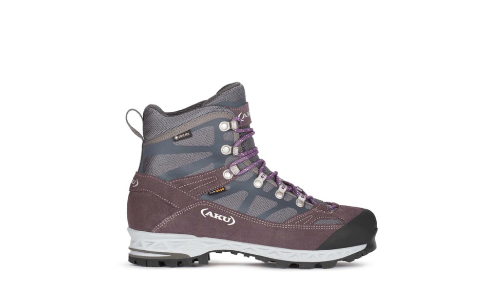 Aku Trekker Pro GTX Hiking Boots - Womens, Grey/Deep Violet, 9 US, 8475689