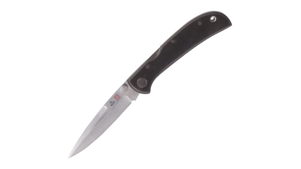 Al Mar Knives Hawk/Ultralight, Talon Blade, 2 3/4 in., Blk Micarta, Plain AL1002UBK2T
