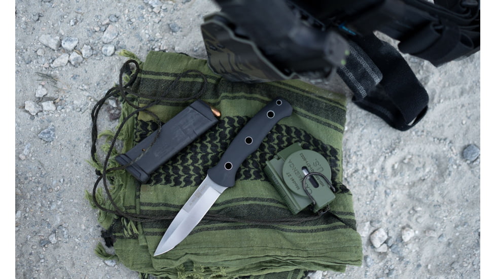 Al Mar Knives S.E.R.E. Operator 40 Fixed Blade Knife, 4in, D2, G10 Handle, Black, AMK5101