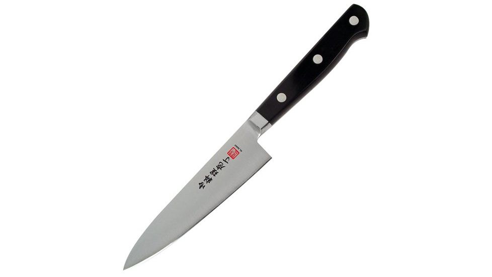 Al Mar Knives Utility Knife, 4.00 in., Black Pakkawood Handle ALAM-C4