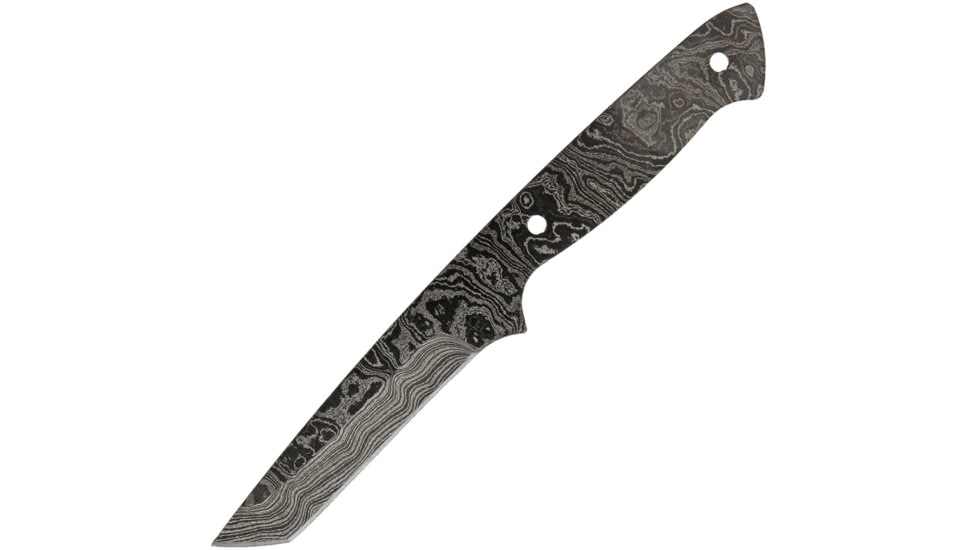 Alabama Damascus Steel Damascus Knife Replacement Blade, Damascus Knife Blades, 6.88in Overall, 3in Blade, One Piece Damascus Steel Construction, ADS087 DKG