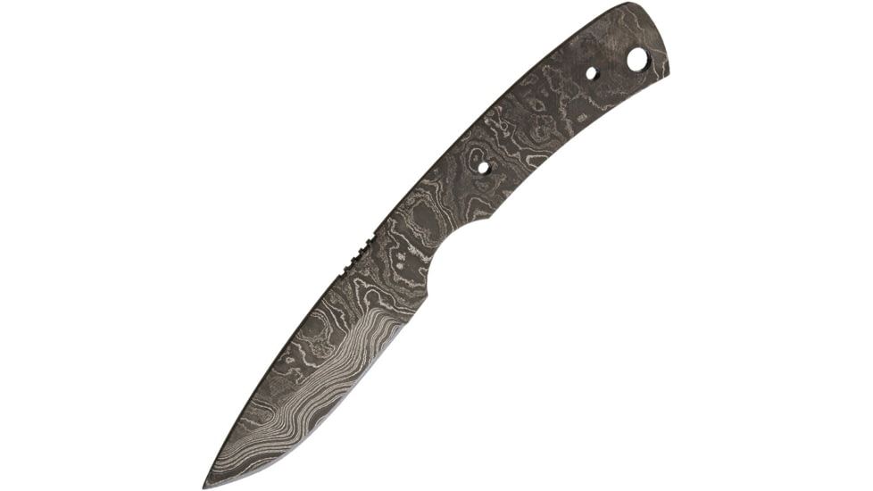 Alabama Damascus Steel Damascus Knife Replacement Blade, Damascus Knife Blades, 7.25in Overall, 3in Blade, One Piece Damascus Steel Construction, ADS046 DKG