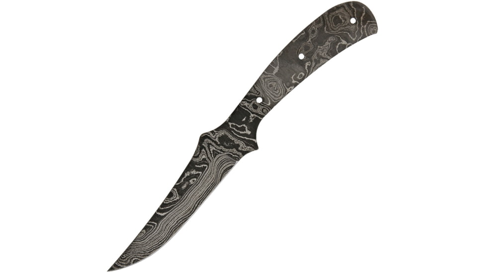 Alabama Damascus Steel Damascus Knife Replacement Blade, Damascus Knife Blades, 8.5in Overall, 4in Damascus Steel Clip Point Blade, One Piece Damascus Steel Construction, ADS014 DKG