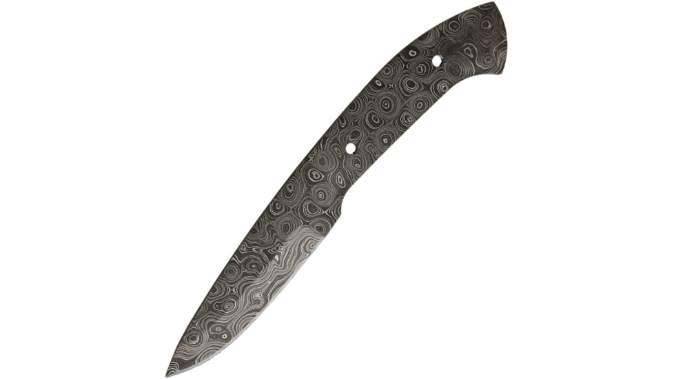 Alabama Damascus Steel Damascus Knife Replacement Blade, Damascus Knife Blades, 8in Overall, 3.25in Blade, One Piece Damascus Steel Construction, ADS039 DKG