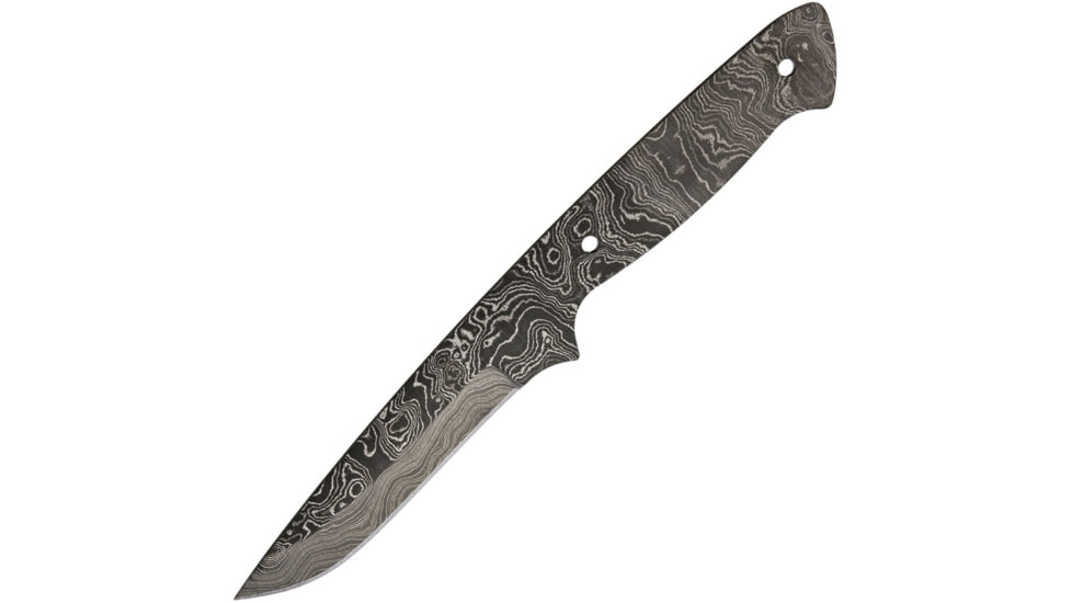 Alabama Damascus Steel Damascus Knife Replacement Blade, Damascus Knife Blades, 9in Overall, 4in Blade, One Piece Damascus Steel Construction, ADS053 DKG