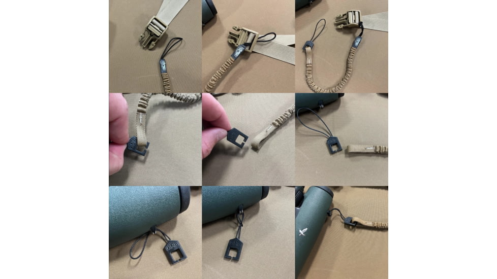 Alaska Guide Creations Pro Tether Set, Coyote Brown, PT-2