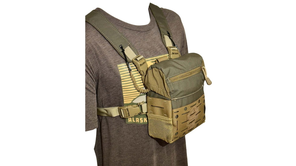 Alaska Guide Creations Ravus Flex Bino Pack, Ranger Green, FLEX-RG