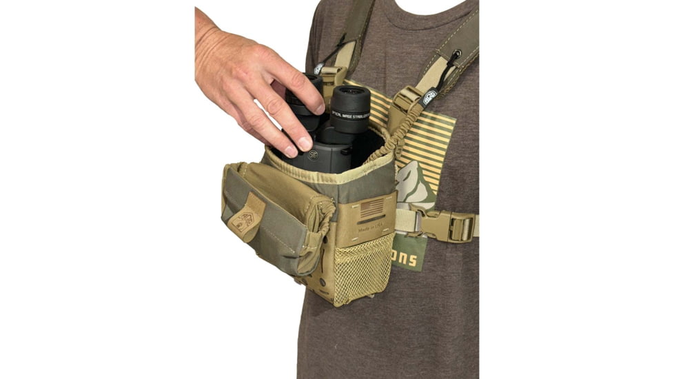 Alaska Guide Creations Ravus Flex Bino Pack, Ranger Green, FLEX-RG