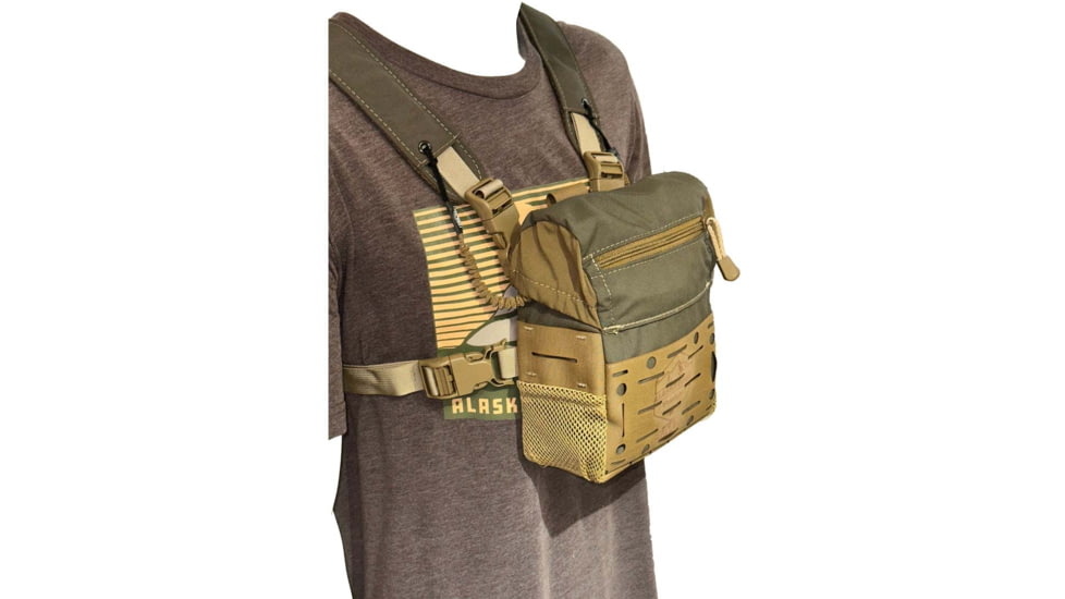 Alaska Guide Creations Ravus Flex Bino Pack, Ranger Green, FLEX-RG