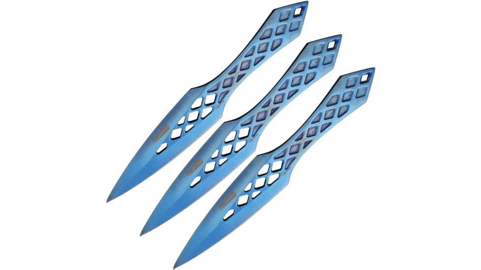 Albainox Throwing Knife Set Blue