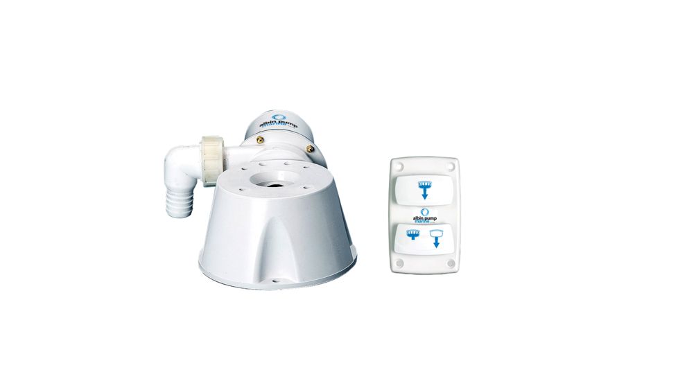 Albin Pump Marine Silent Electric Toilet Kit - 12V 73561