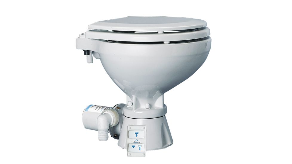Albin Pump Marine Toilet Silent Electric Compact - 12V 73545
