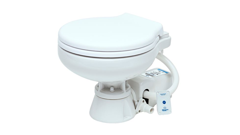 Albin Pump Marine Toilet Standard Electric EVO Compact Low - 12V 73541