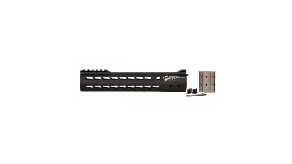 ALG Defense 10in Ergonomic Modular Railed Handguard - V2 KeyMod, Black, 10in 05-340B