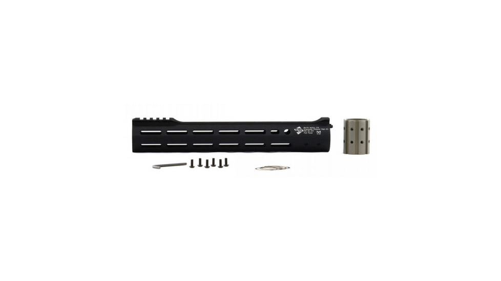 ALG Defense 12in Ergonomic Modular Railed Handguard - V2 M-LOK, Black, 12in 05-317B