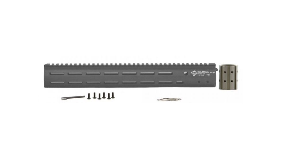 ALG Defense 15in Ergonomic Modular Railed Handguard - V3, Gray, 15in 05-323G
