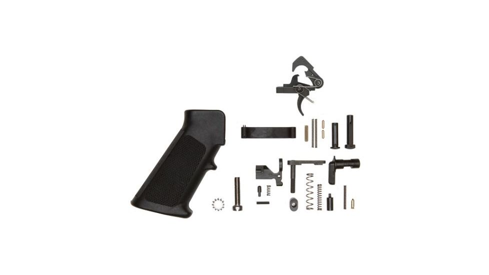 ALG Defense Lower Parts Kit w/Grip and QMS Trigger, 16-002