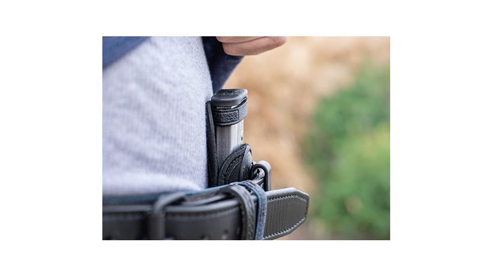 Alien Gear Holsters Grip Tuck Mag Holster, Double Stack, Long, Black, GM-DS-L-D
