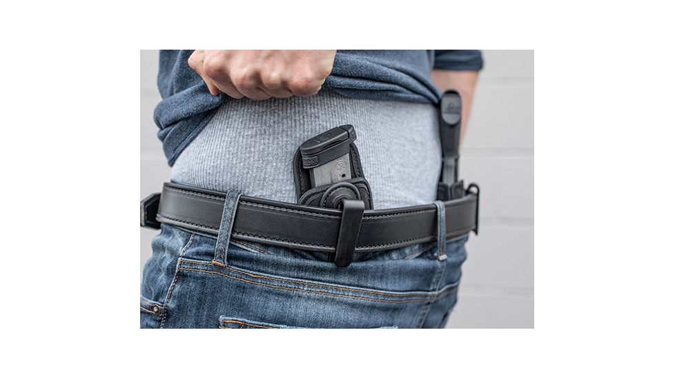 Alien Gear Holsters Grip Tuck Mag Holster, Double Stack, Long, Black, GM-DS-L-D