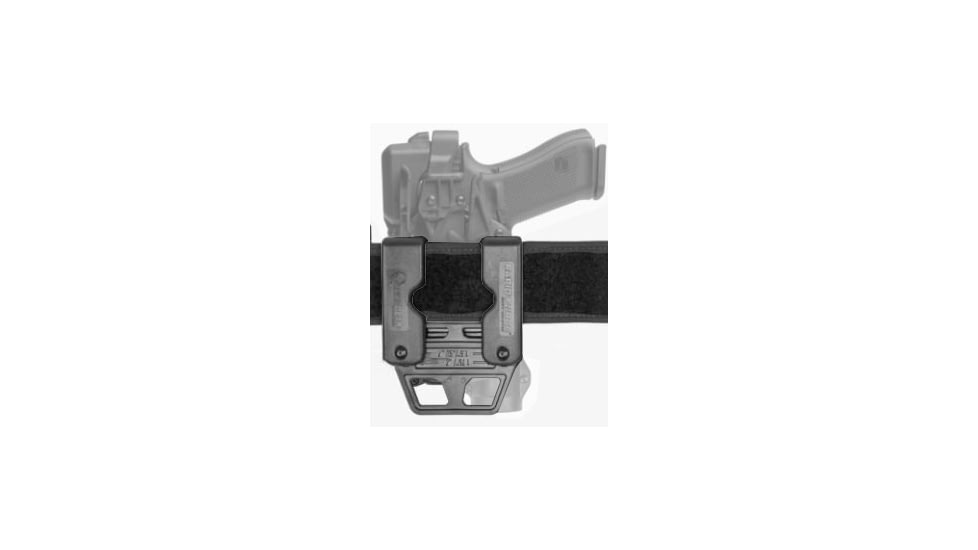 Alien Gear Holsters High Ride Rapid Force Belt Slide Expansion w/ Bag Packaging, Matte Black, RBS-H-BK-B