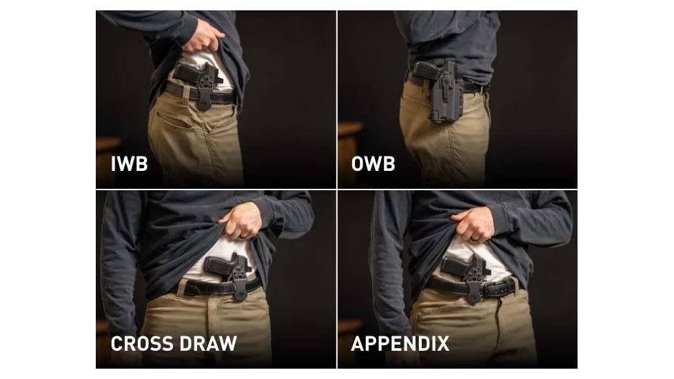 Alien Gear Holsters Photon Light Bearing Holster, SIG Sauer P320 M18/Compact/Carry/X-Compact 9mm/.40 S&amp;W, Black, PHO-0692-L1-D