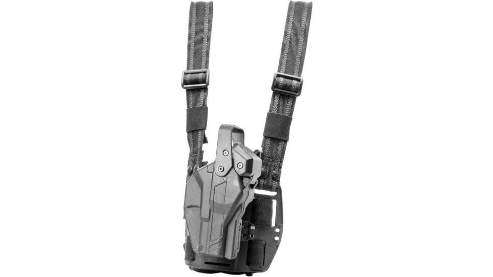 Alien Gear Holsters Rapid Force Drop Leg Holster Level III , Glock 17/22/31/DR920, Right, Black, Matte, One size, 193858754161