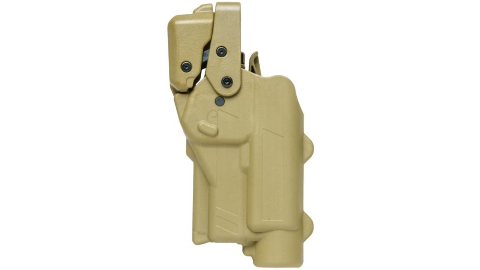 Alien Gear Holsters Rapid Force Duty Holster LVL 3 w/Light-Bearing w/Clamshell Packaging, Glock 17/47 Gen 1-5/17 MOS/22 Gen 1-4/47 MOS, Left Hand, Matte Tan, RD-M-0601-TN-LH-L1-C