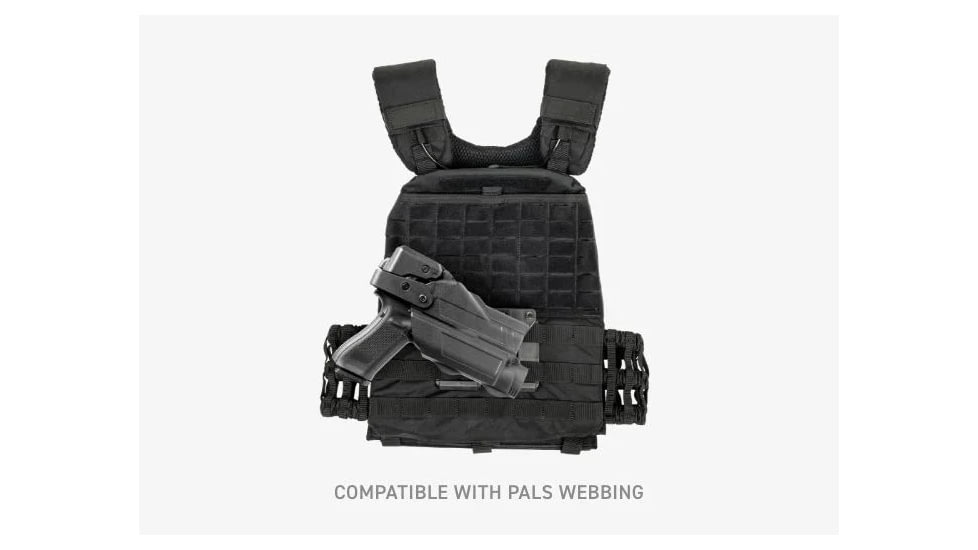 Alien Gear Holsters Rapid Force Expansion - MOLLE Adapter - Black - Right Hand - Clamshell Packaging, Matte Black, RFX-ML-BK-RH-C