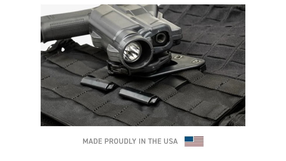 Alien Gear Holsters Rapid Force Expansion - MOLLE Adapter - Black - Right Hand - Clamshell Packaging, Matte Black, RFX-ML-BK-RH-C