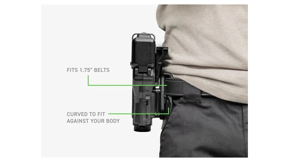 Alien Gear Holsters Rapid Force Expansion - Stanard Paddle - Black - Clamshell Packaging, Matte Black, RFX-PA-BK-C