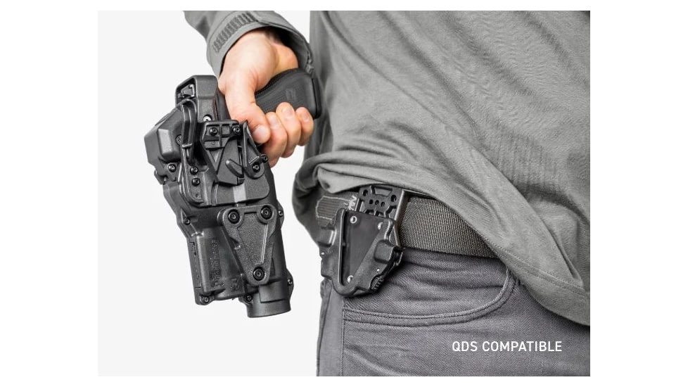 Alien Gear Holsters Rapid Force Expansion - Stanard Paddle - Black - Clamshell Packaging, Matte Black, RFX-PA-BK-C