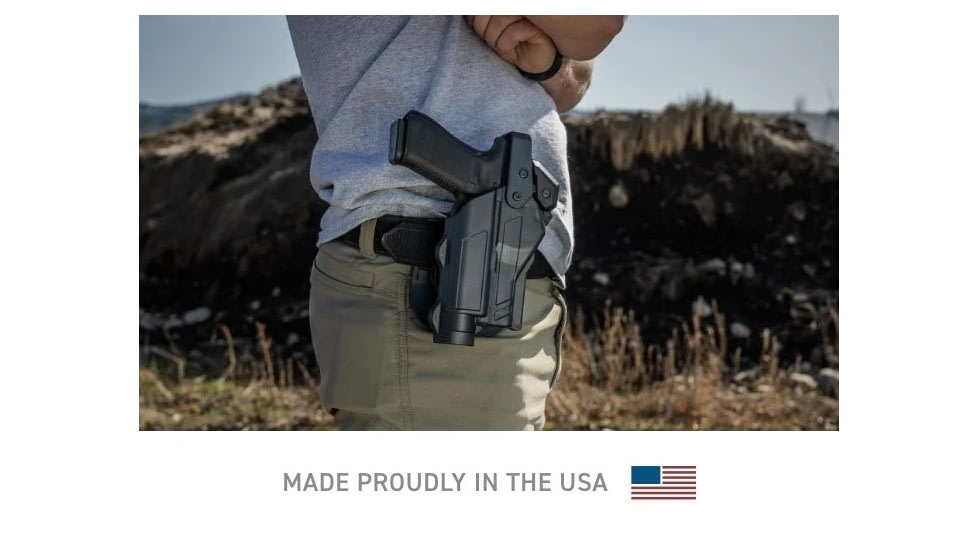 Alien Gear Holsters Rapid Force Expansion - Stanard Paddle - Black - Clamshell Packaging, Matte Black, RFX-PA-BK-C