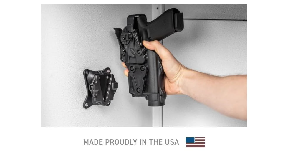 Alien Gear Holsters Rapid Force Expansion - Surface Mount - Black - Bag Packaging, Matte Black, RFX-SM-BK-B