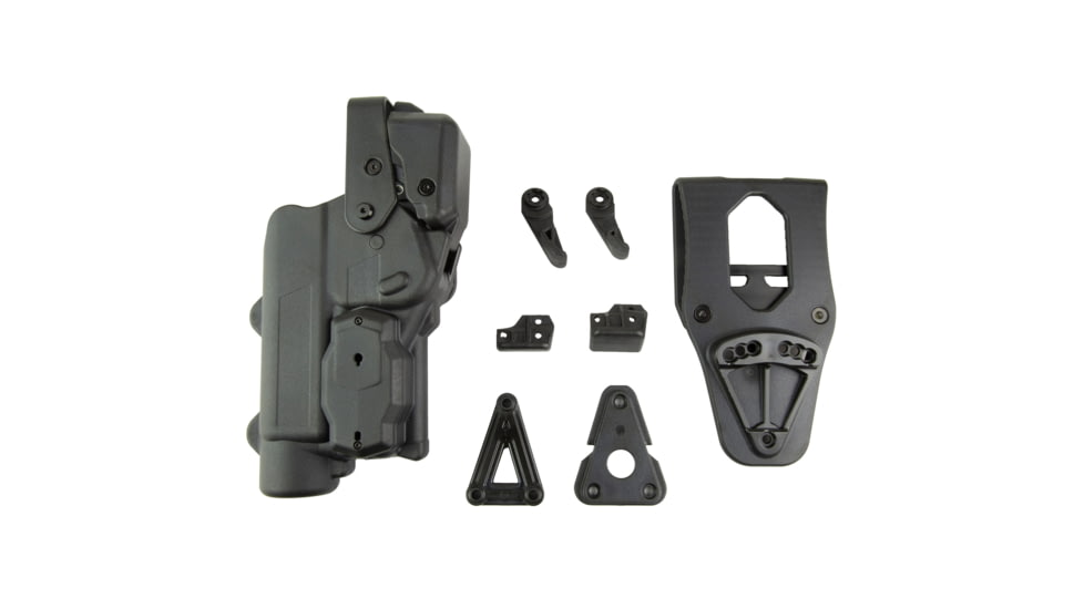 Alien Gear Holsters Rapid Force Level 3 Polymer Duty OWB Belt Holster, Glock 19, Right Hand, Black, R3-M-0057-BK-RH-LL-AX-C