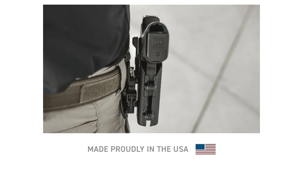 Alien Gear Holsters Rapid Force Locking Belt Slide Expansion w/ Bag Packaging, Matte Black, RFX-LBS-BK-B