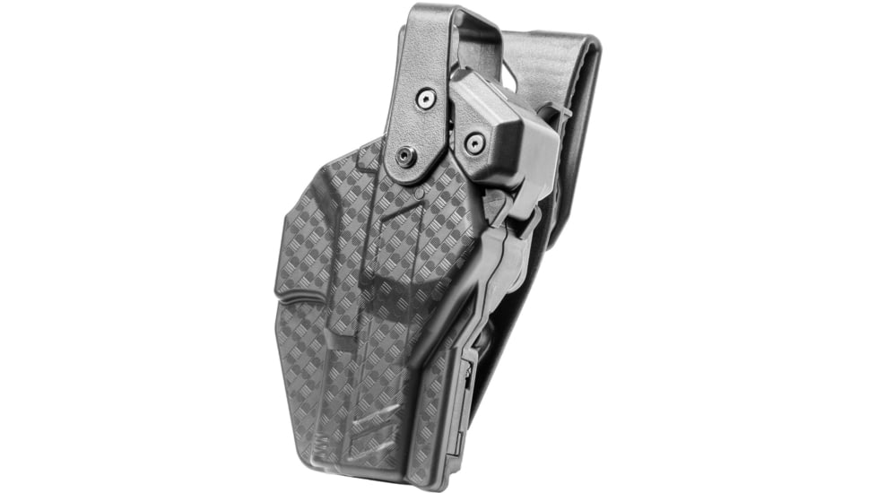 Alien Gear Holsters Rapid Force Low Ride Belt Slide Holster Lvl III XL Optic , M&amp;P9/40/M2.0 4.25in, Right, Black, Basketweave, One size, 193858468525