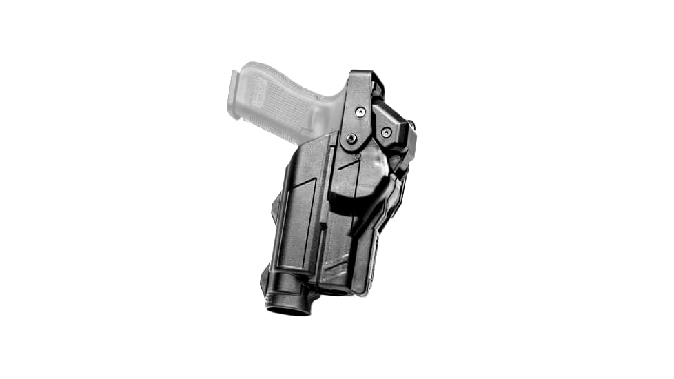 Alien Gear Holsters Rapid Force Duty Holster, Slide, Mid Ride, For S&amp;w M&amp;p9c M2.0 Compact 4 Inch Barrel, Matte - RFS-0873-L-MB-12-D