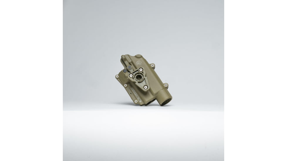 Alien Gear Holsters Rapid Force Polymer Level II OWB Paddle Holster, S&amp;W M&amp;P9c M2.0 Compact 4 In/M&amp;P9 2.0 4.25 In/Per. M&amp;P9 M2.0 C.O.R.E. Ported/Pro Series 4.25 In, Right Hand, Matte Black, Large Light, R2-P-0880-BK-RH-LL-A0-B