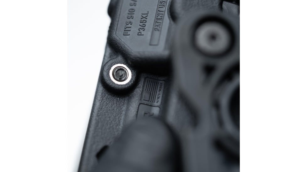 Alien Gear Holsters Rapid Force Polymer Level II OWB Paddle Holster, Sig P365/Sig P365X No-Optic/Sig P365 SAS/Sig P365XL/Sig P365XL Spectre Comp., Right Hand, Matte Black, No Light, R2-P-0900-BK-RH-L0-A0-B