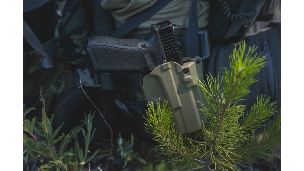 Alien Gear Holsters Rapid Force Polymer Level II OWB Paddle Holster, Sig P365/Sig P365X No-Optic/Sig P365 SAS/Sig P365XL/Sig P365XL Spectre Comp., Right Hand, Matte Black, No Light, R2-P-0900-BK-RH-L0-A0-B